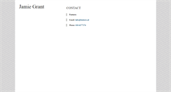 Desktop Screenshot of jamiegrant.nl